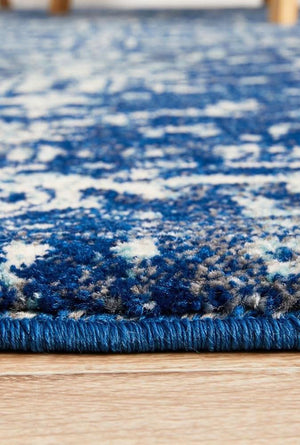 ENVI Contrast Navy Transitional Rug