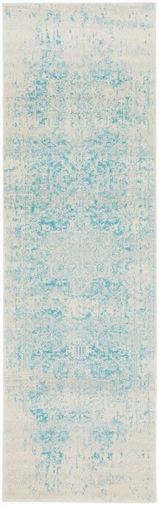 ENVI Glacier White Blue Transitional Rug