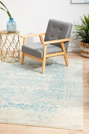 ENVI Glacier White Blue Transitional Rug