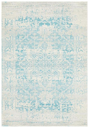 ENVI Glacier White Blue Transitional Rug