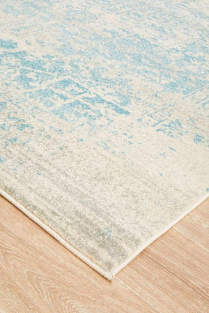 ENVI Glacier White Blue Transitional Rug