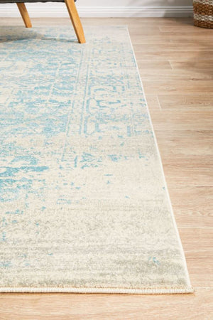 ENVI Glacier White Blue Transitional Rug