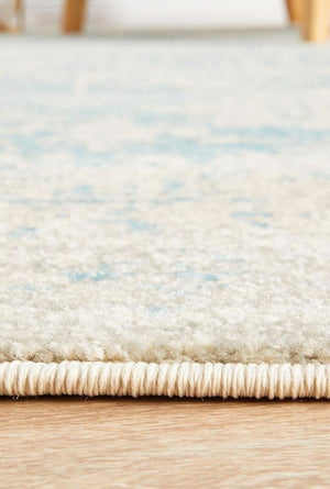 ENVI Glacier White Blue Transitional Rug