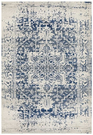 ENVI Horizon White Navy Transitional Rug
