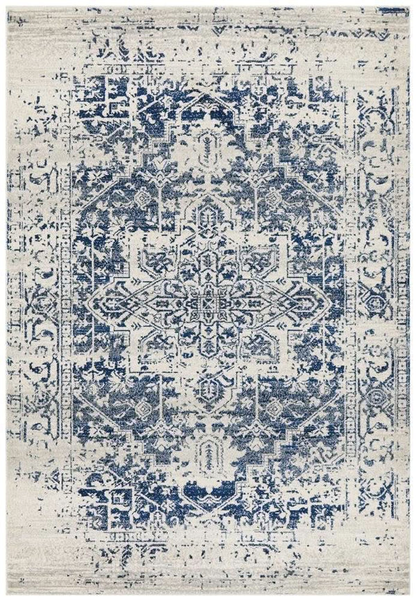 ENVI Horizon White Navy Transitional Rug