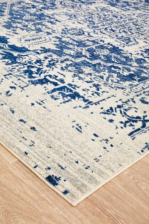 ENVI Horizon White Navy Transitional Rug