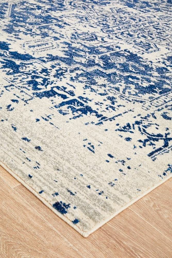 ENVI Horizon White Navy Transitional Rug