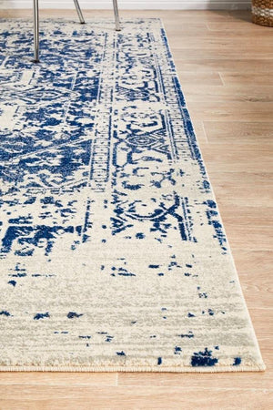 ENVI Horizon White Navy Transitional Rug
