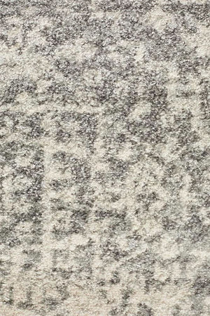 ENVI Dream White Silver Transitional Runner Rug