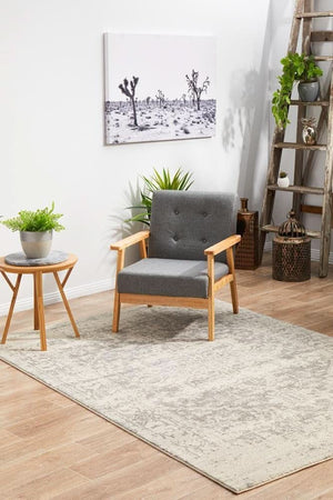 ENVI Dream White Silver Transitional Rug