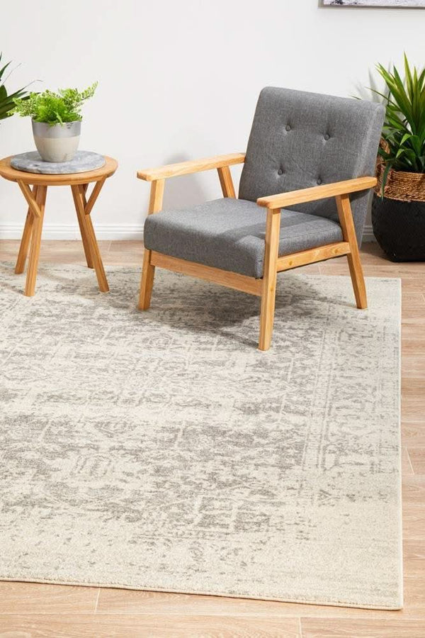 ENVI Dream White Silver Transitional Rug