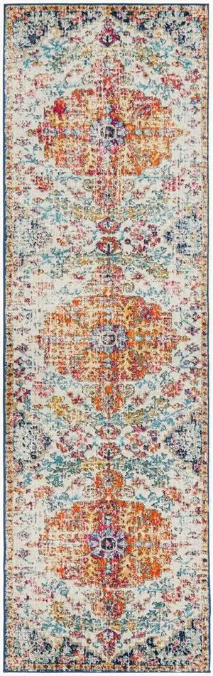 ENVI Carnival White Transitional Runner Rug