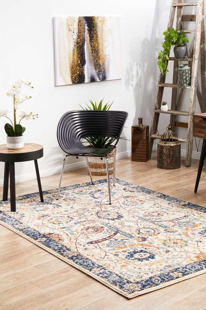 ENVI Peacock Ivory Transitional Rug