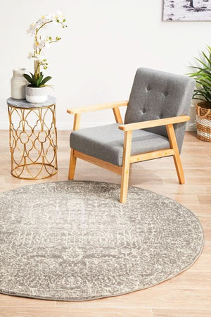 ENVI Homage Grey Transitional Round Rug