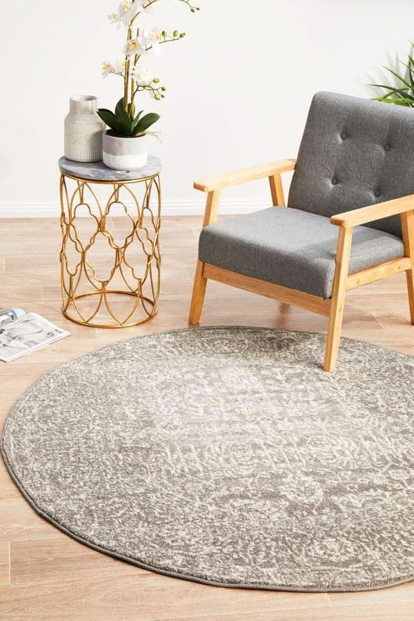 ENVI Homage Grey Transitional Round Rug