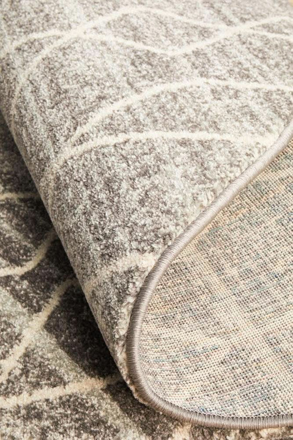 ENVI Remy Silver Transitional Round Rug