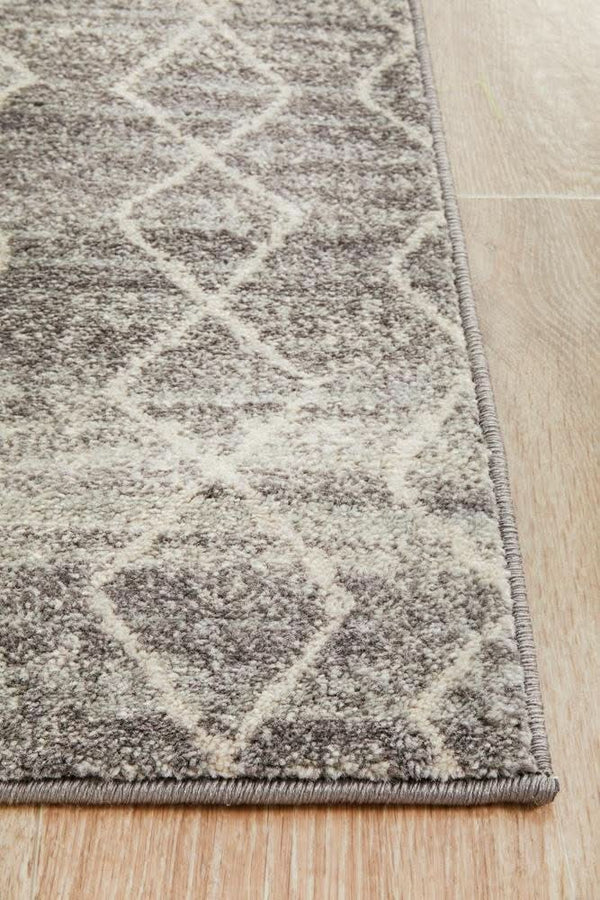 ENVI Remy Silver Transitional Runner Rug