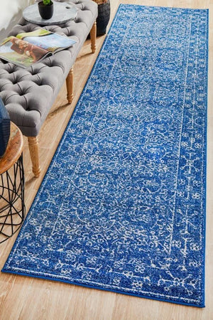 ENVI Artist Navy Transitional Runner Rug
