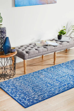 ENVI Artist Navy Transitional Runner Rug
