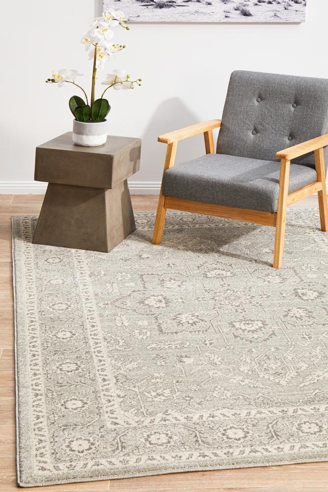 ENVI Silver Flower Transitional Rug