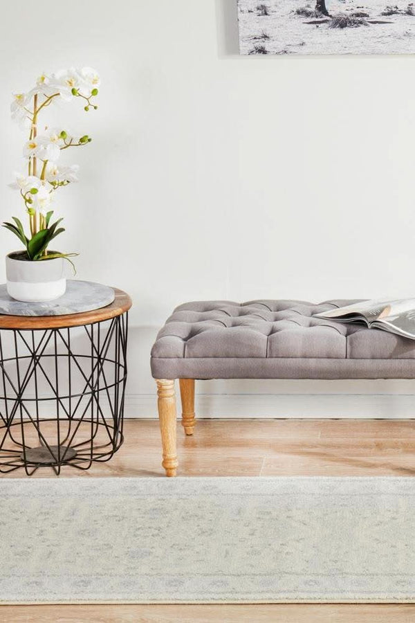 ENVI Winter White Transitional Runner Rug