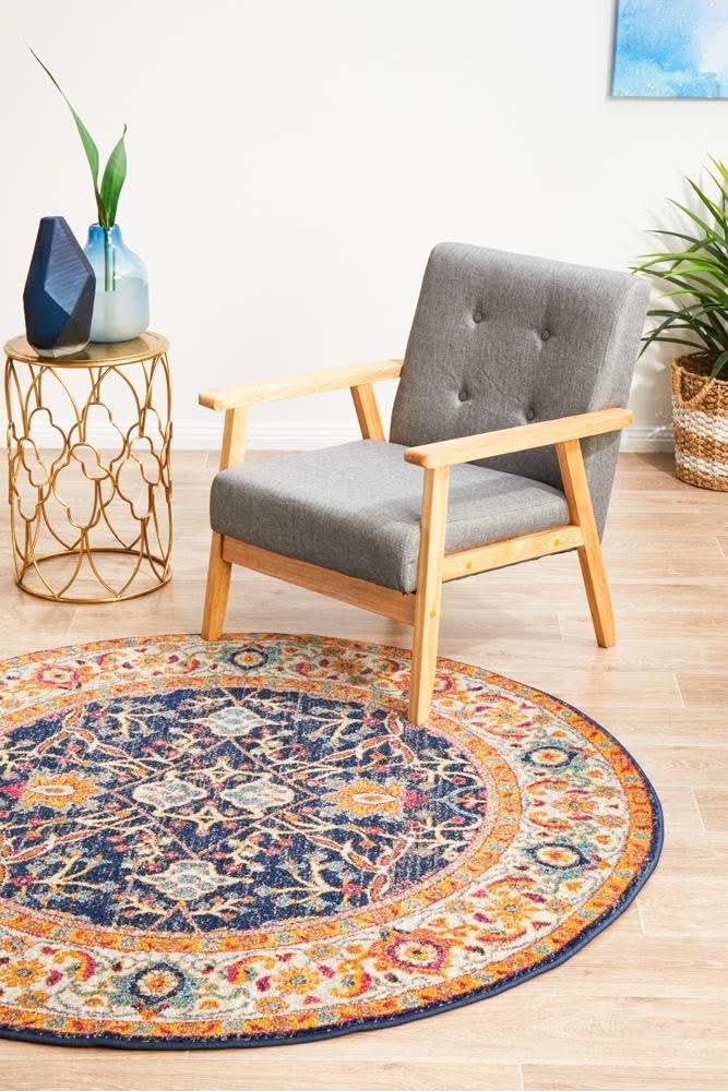 ENVI Splash Multi Transitional Round Rug