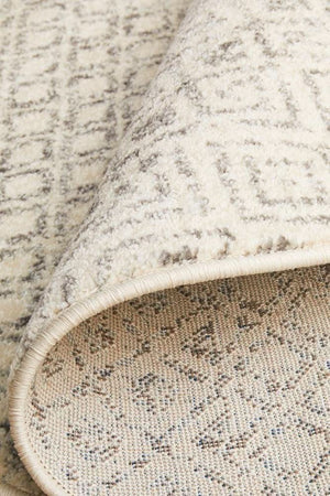 ENVI Diamond Grey Transitional Round Rug