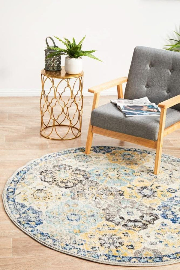 ENVI Poppy Multi Transitional Round Rug