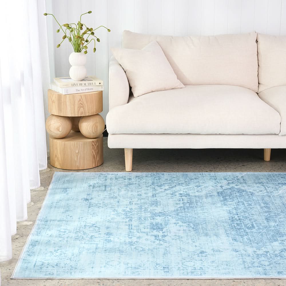 Antique Rugs Aquamarine Rug