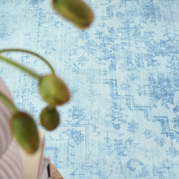 Antique Rugs Aquamarine Rug