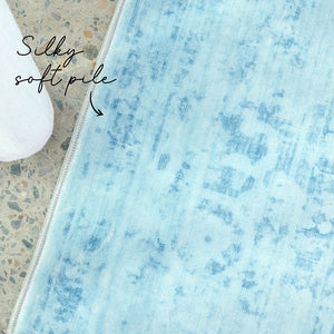 Antique Rugs Aquamarine Rug
