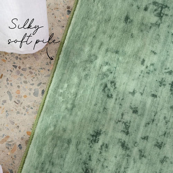 Antique Rugs Emerald Green Rug