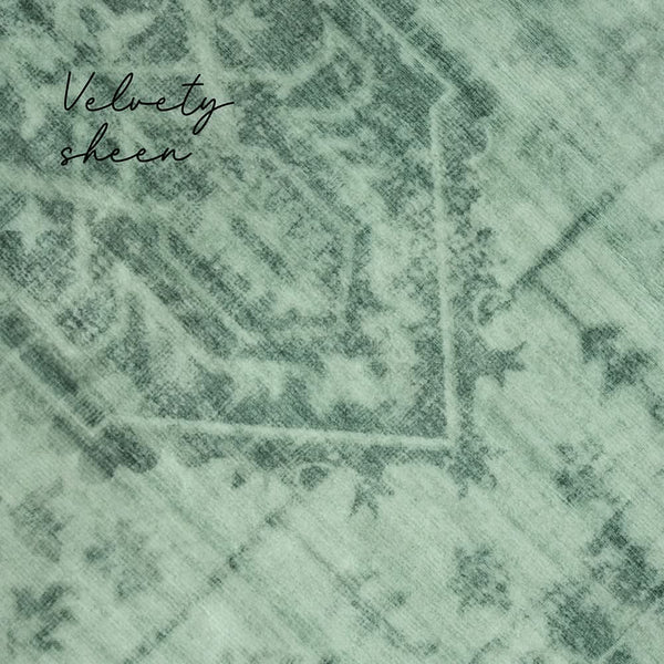 Antique Rugs Emerald Green Rug