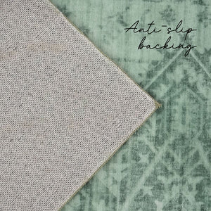 Antique Rugs Emerald Green Rug