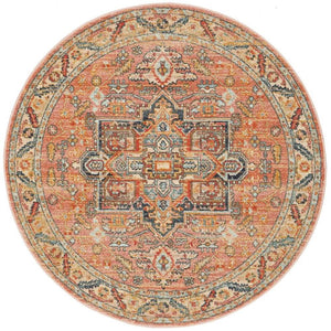 CHARM 850 Salmon Round Rug