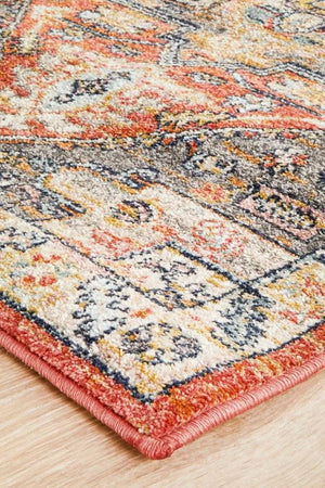 CHARM 850 Terracotta Runner Rug