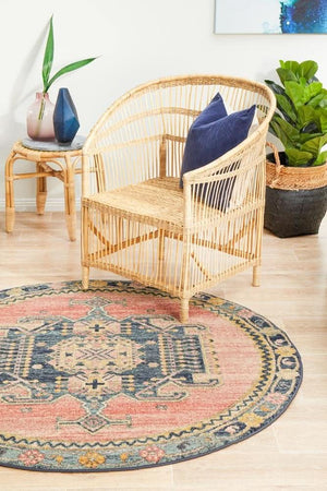 CHARM 852 Earth Round Rug