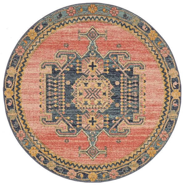 CHARM 852 Earth Round Rug