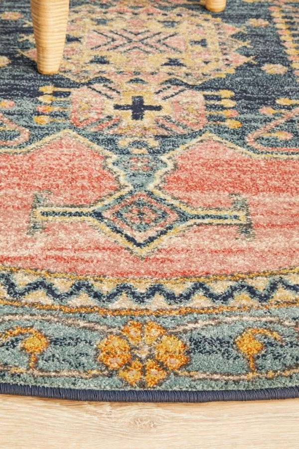 CHARM 852 Earth Round Rug