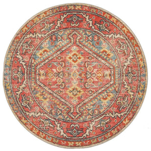 CHARM 856 Crimson Round Rug