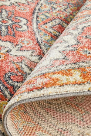 CHARM 856 Crimson Round Rug