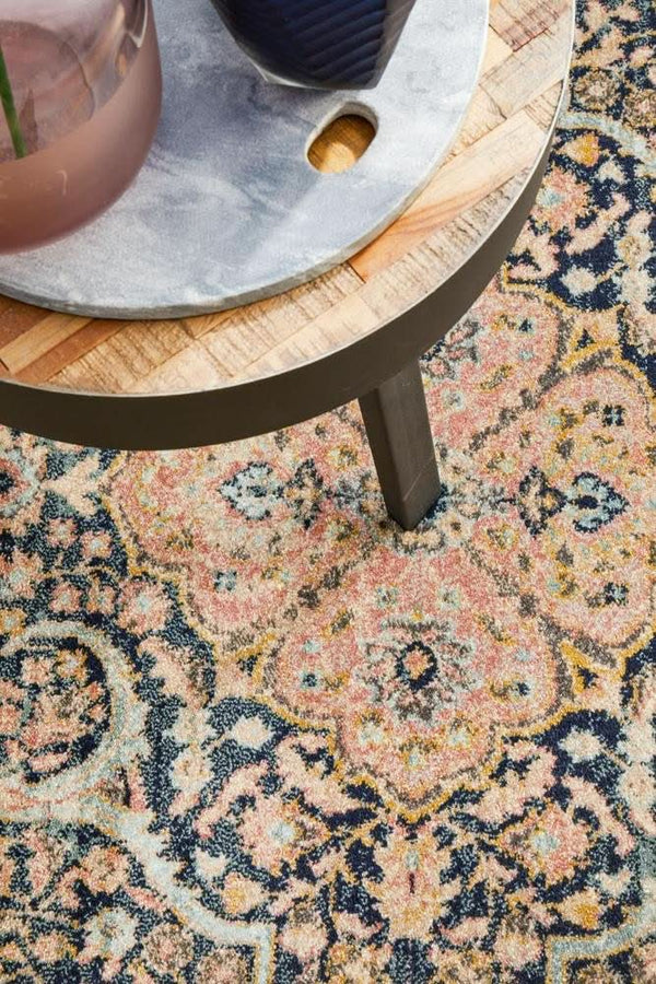 CHARM 858 Midnight Round Rug