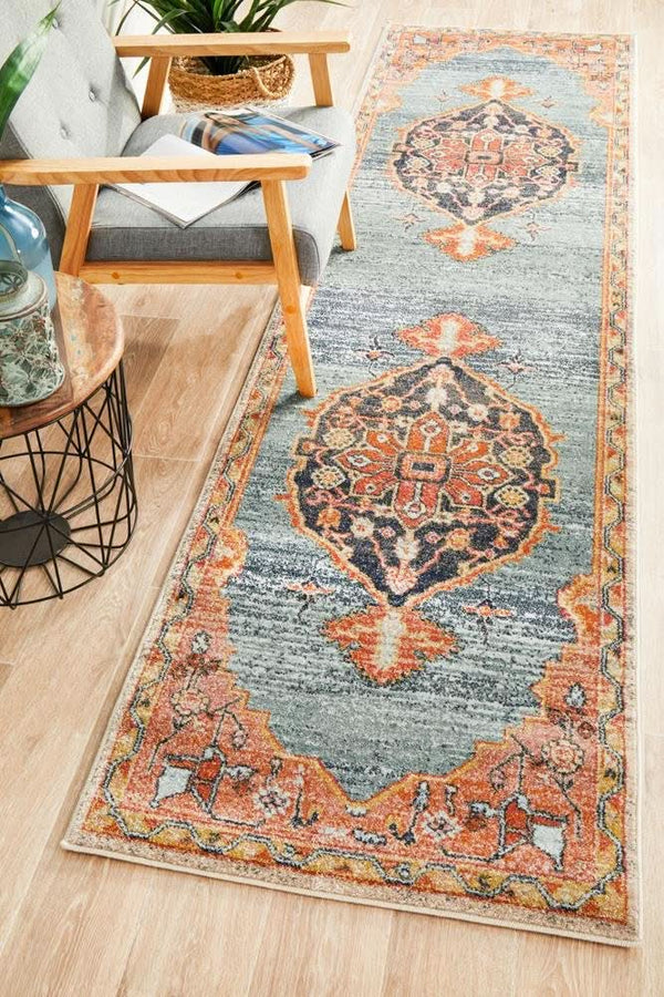CHARM 862 Rust Runner Rug