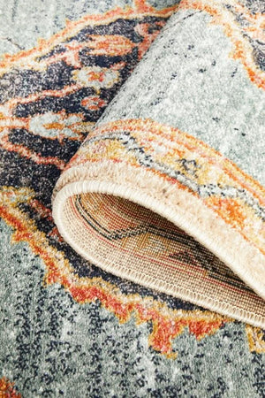 CHARM 862 Rust Runner Rug