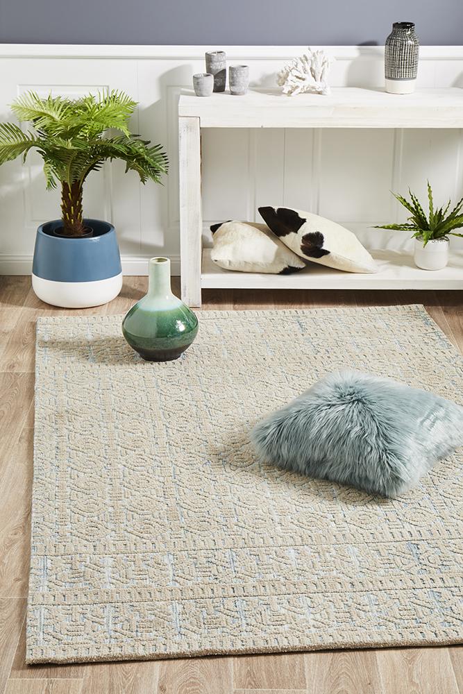 ATLANTA Lucy Blue Green Rug