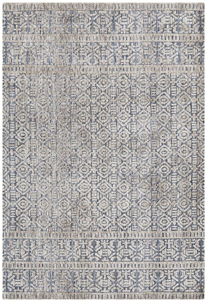 ATLANTA Miriam Navy Grey Rug