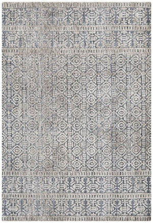 ATLANTA Miriam Navy Grey Rug