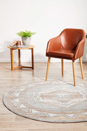 SALSA Caitlen Grey Round Rug