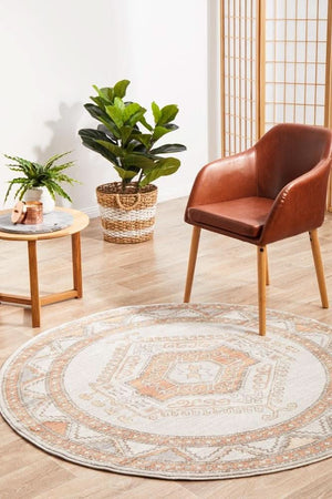SALSA Caitlen Natural Round Rug