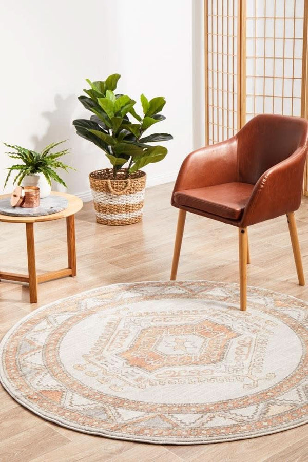 SALSA Caitlen Natural Round Rug